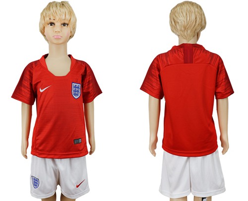 England Blank Away Kid Soccer Country Jersey - Click Image to Close
